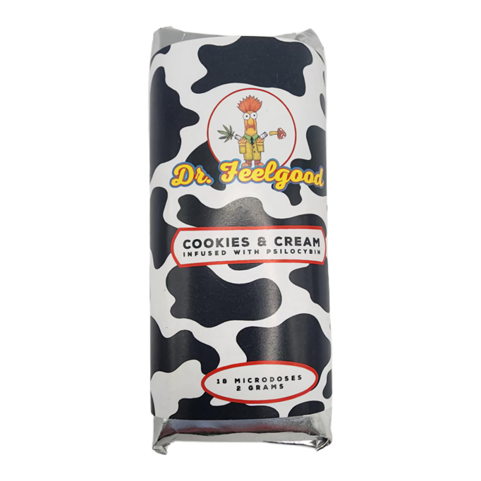 Dr. Feelgood – Cookies and Cream Chocolate Bar